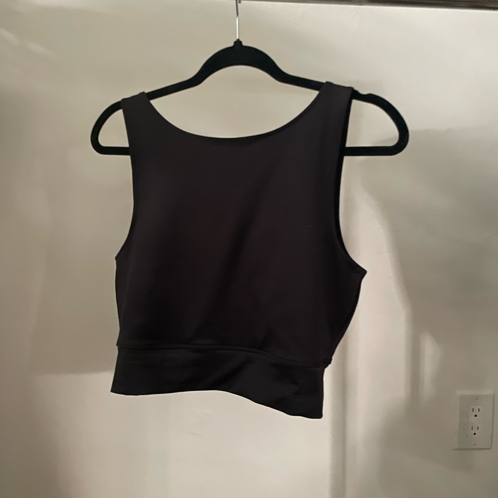 Backless Cropped Workout/Yoga top